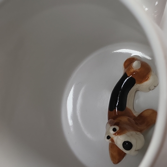 Inside Art Beagle Dog Coffee Mug By Short Subjects - Picture 2 of 16